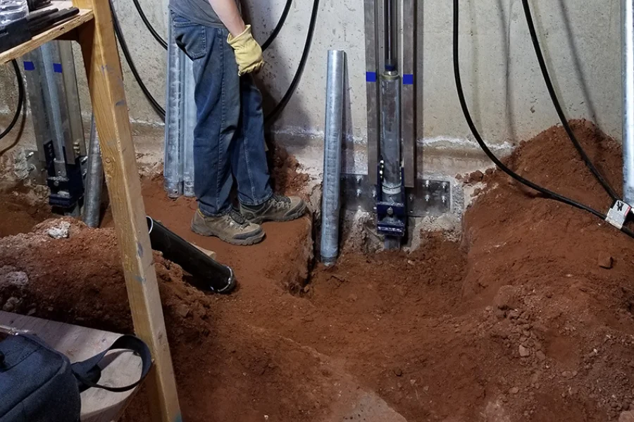 Injection Pier Installation
